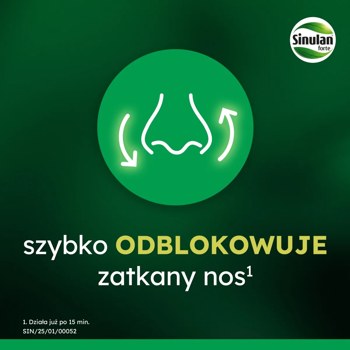 Sinulan Express Forte wyrób medyczny stosowany w leczeniu zapalenia zatok i kataru, 15 ml