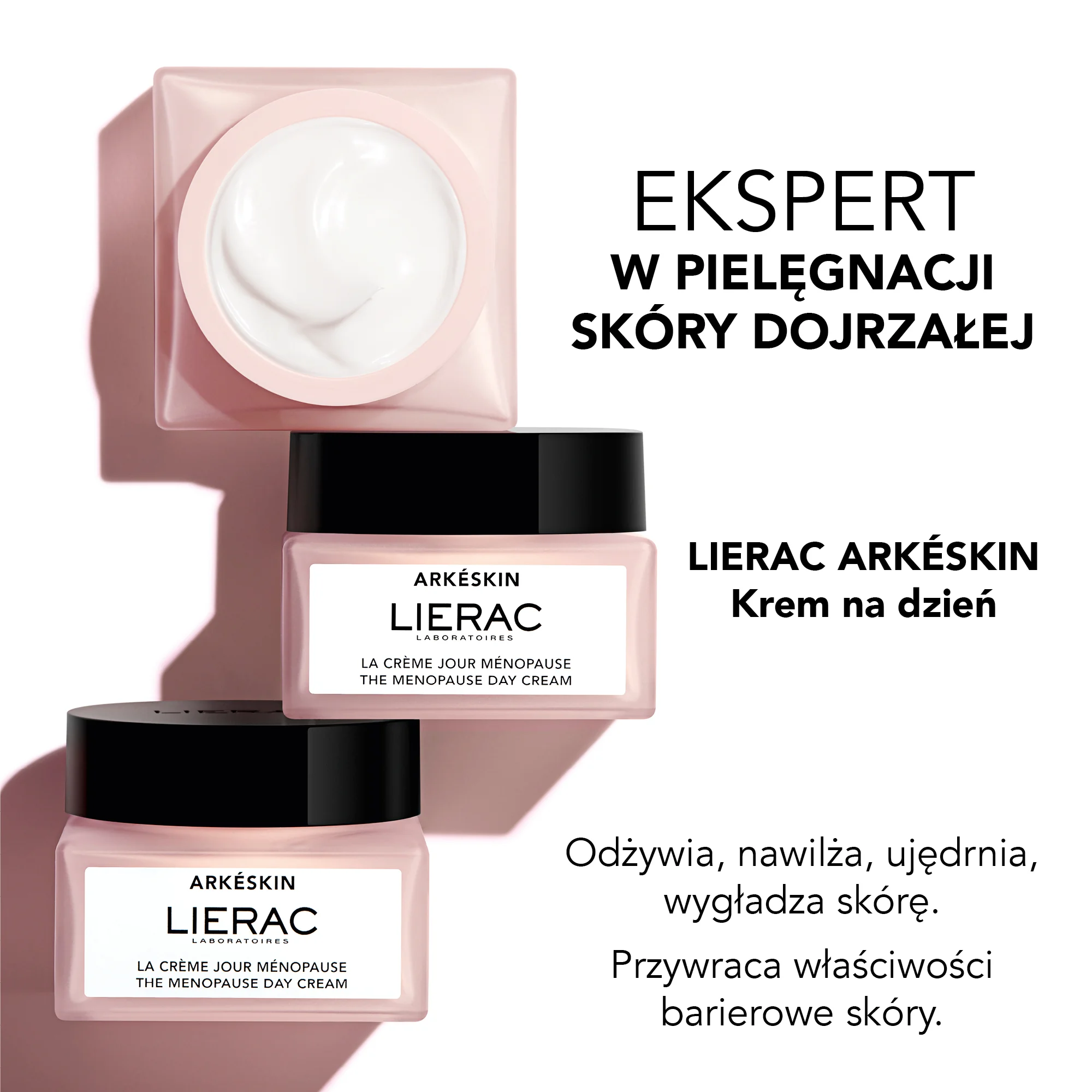 LIERAC Arkeskin krem na dzień dla kobiet w okresie menopauzy, 50 ml