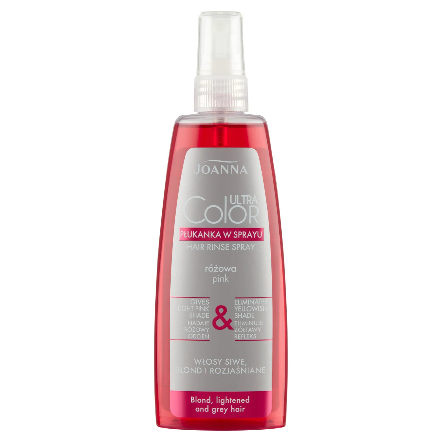 Joanna Ultra Color płukanka w sprayu, różowa, 150 ml