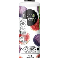 Organic Shop Figa & Dzika róża odżywka do włosów przetłuszczających się, 280 ml