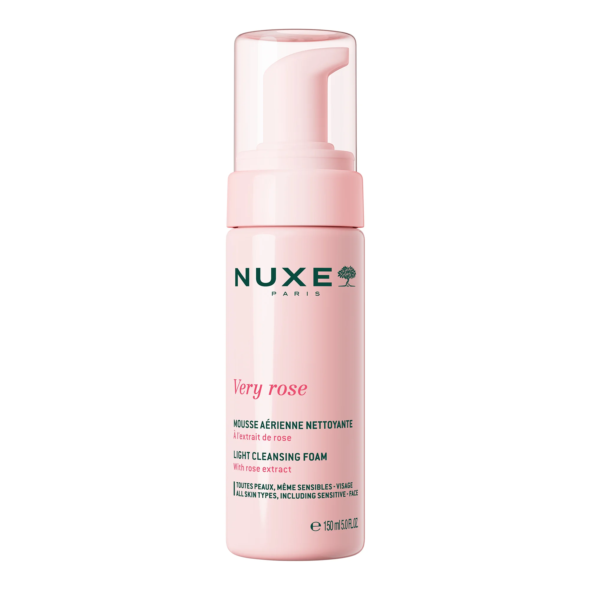 Nuxe Very Rose oczyszczająca pianka micelarna, 150 ml