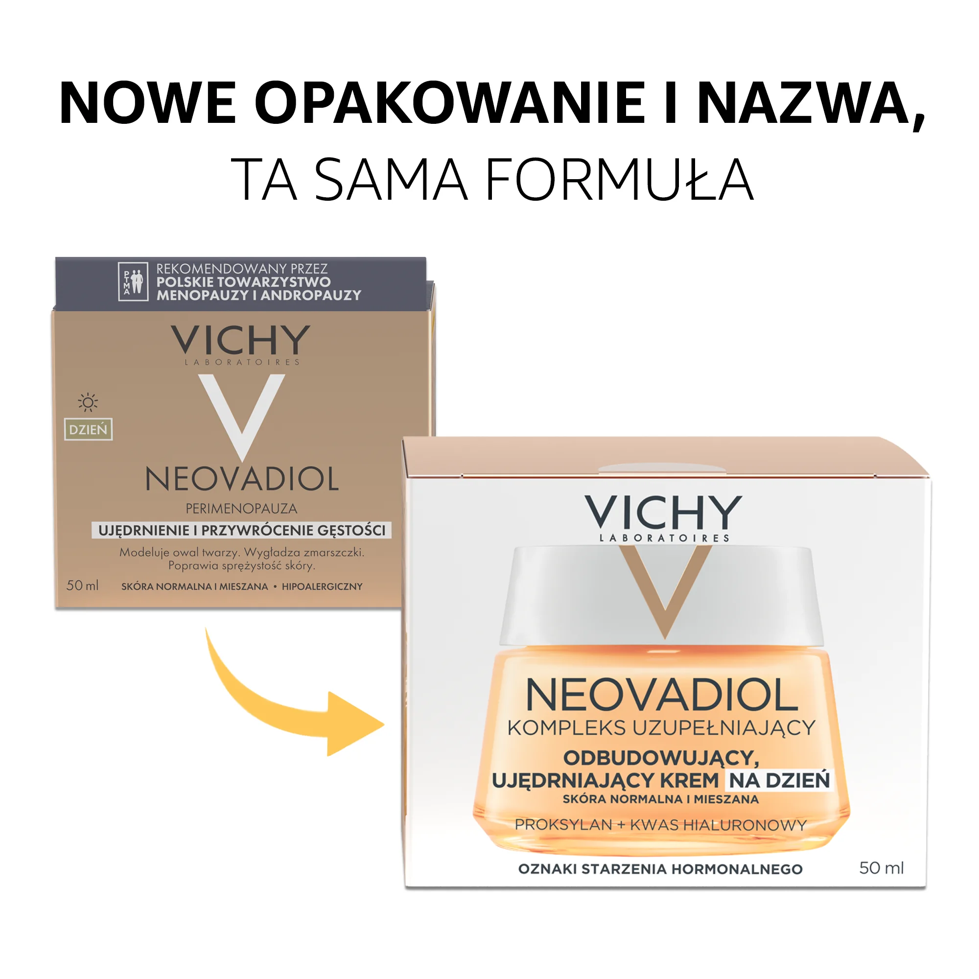 Vichy Neovadiol Peri-Menopause ujędrniający krem na dzień do skóry normalnej i mieszanej, 50 ml
