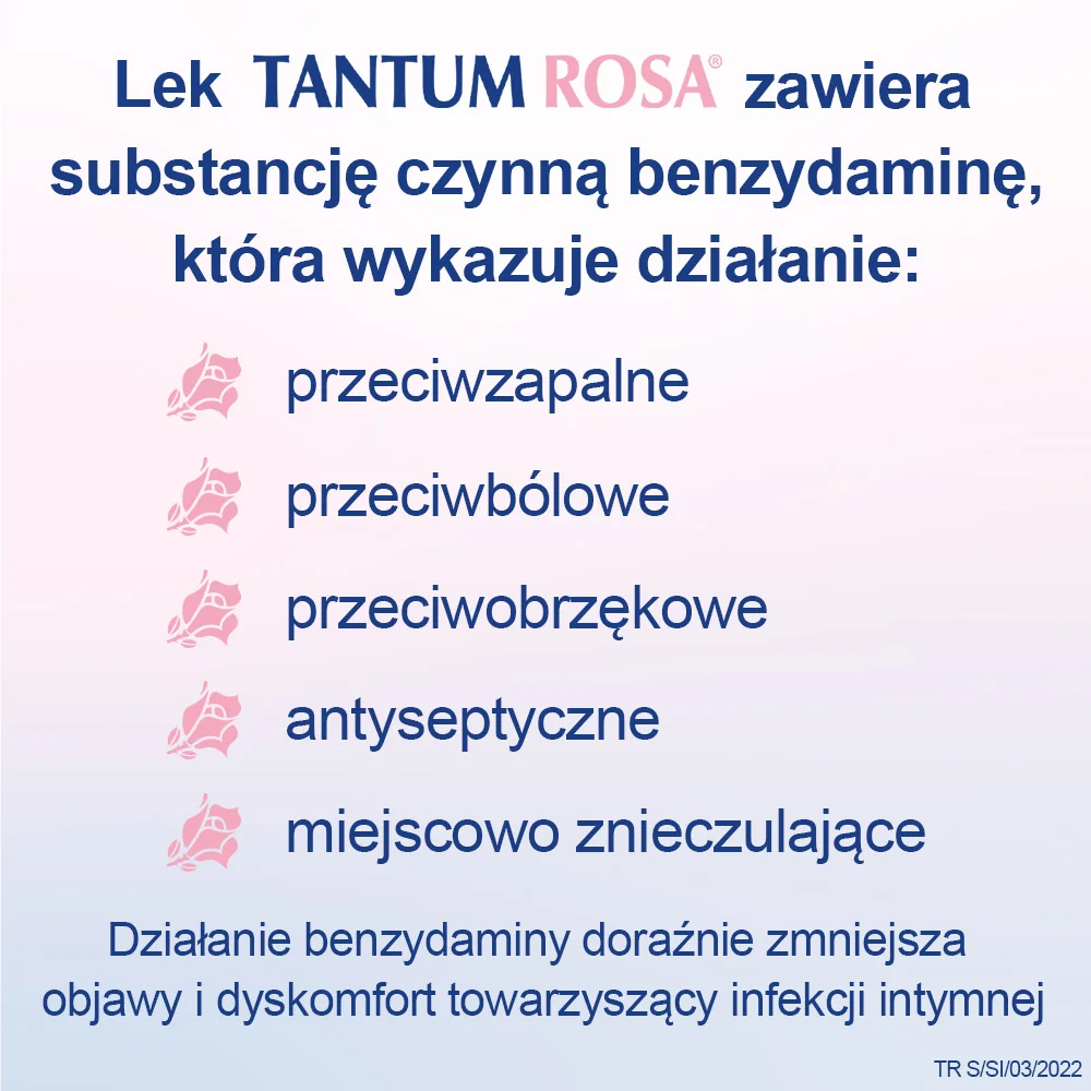 Tantum Rosa 53,2 mg/g, proszek do sporządzania roztworu, 10 saszetek