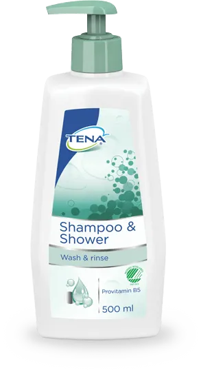 Tena Shampoo Shower, szampon i  żel do mycia, 500 ml