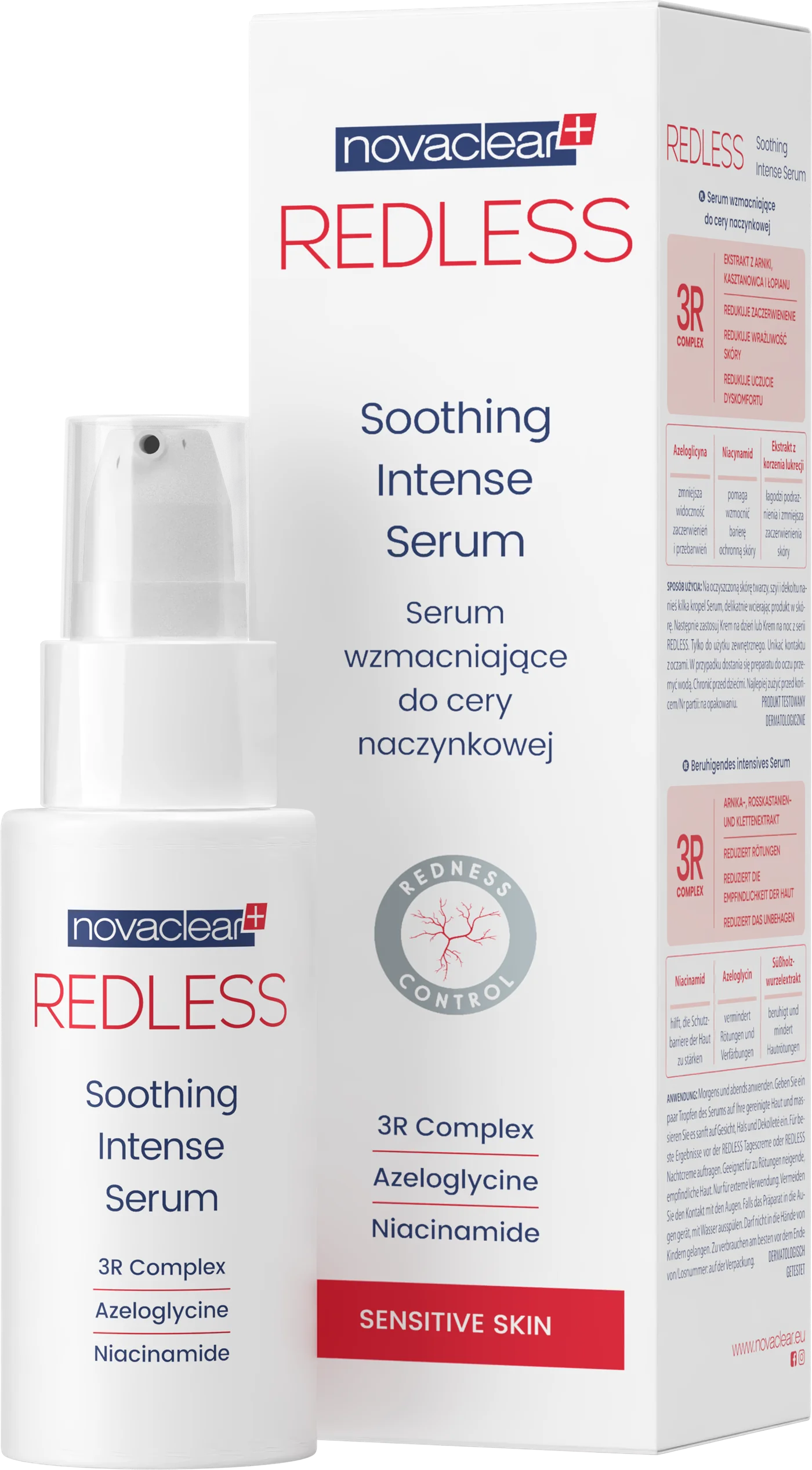 Novaclear Redless serum wzmacniające do cery naczynkowej, 30 ml