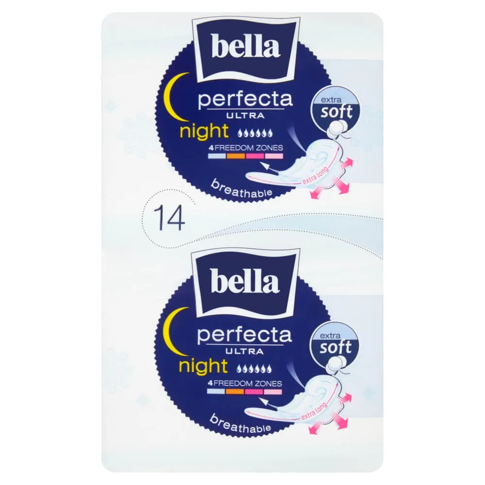 Bella Perfecta Ultra Night Extra Soft,  podpaski higieniczne,  14 sztuk