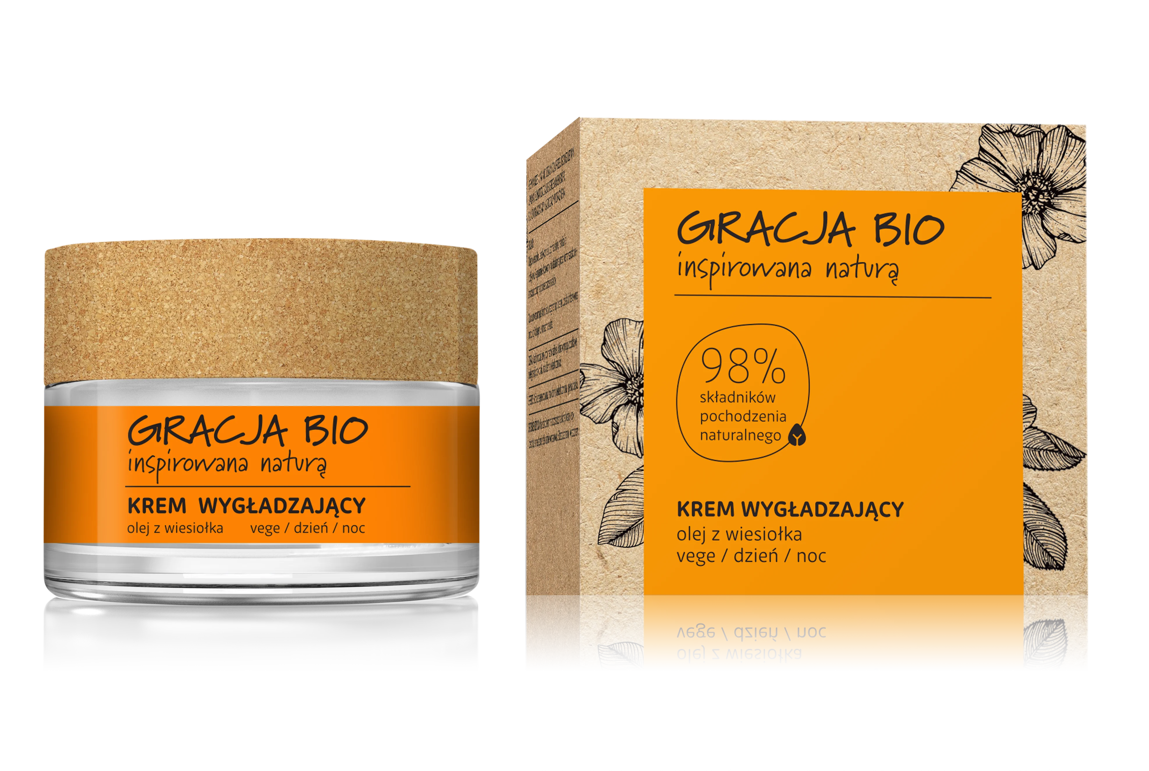 Gracja Bio wygładzający krem do twarzy, 50 ml