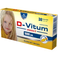 D-Vitum witamina D 1000 j.m. suplement diety, 30 kapsułek twist-off