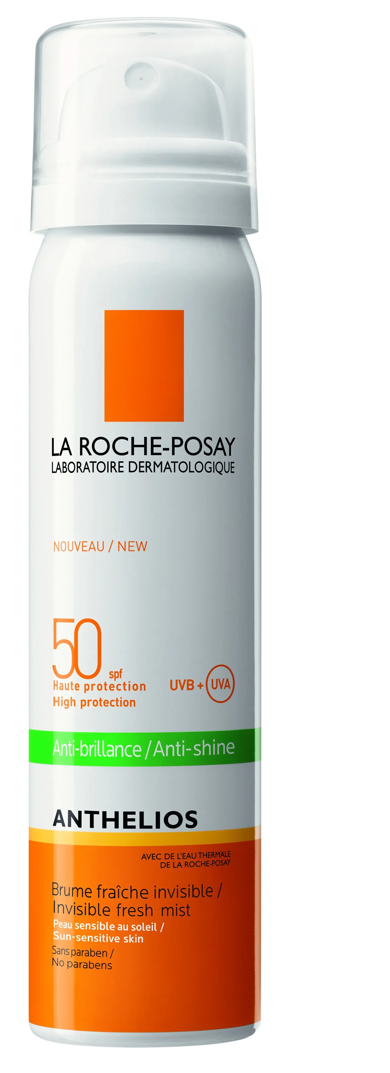 La Roche-Posay Anthelios, mgiełka do twarzy przeciw błyszczeniu się skóry SPF 50, 75 ml