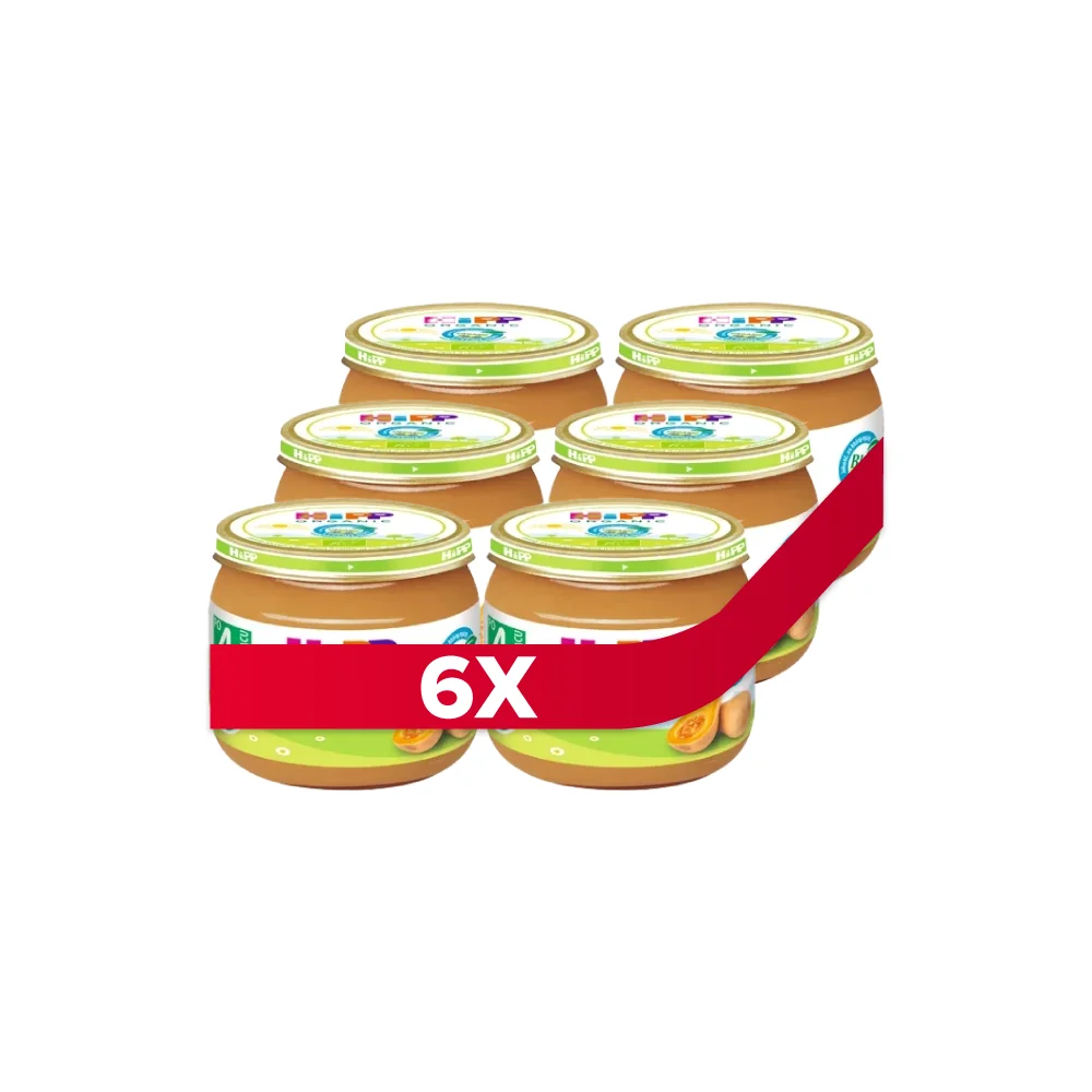 HiPP BIO od pokoleń pierwsza dynia, 6 x 80 g