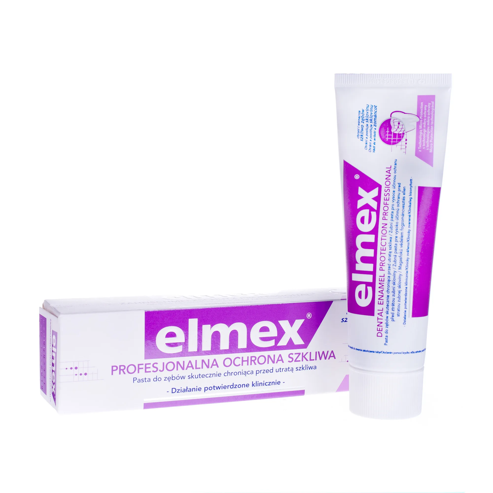 Elmex, profesjonalna ochrona szkliwa, 75 ml