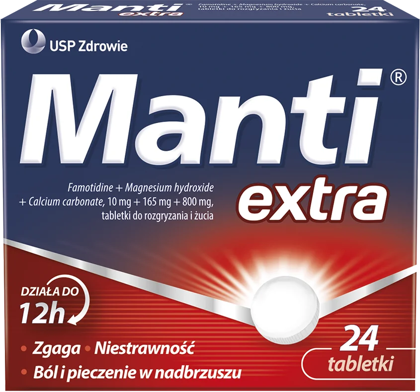 Manti Extra 24 tabletki do rozgryzania i żucia