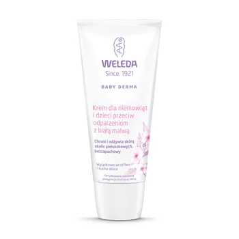 Weleda krem dla niemowląt i dzieci przeciw odparzeniom z białą malwą, 50 ml