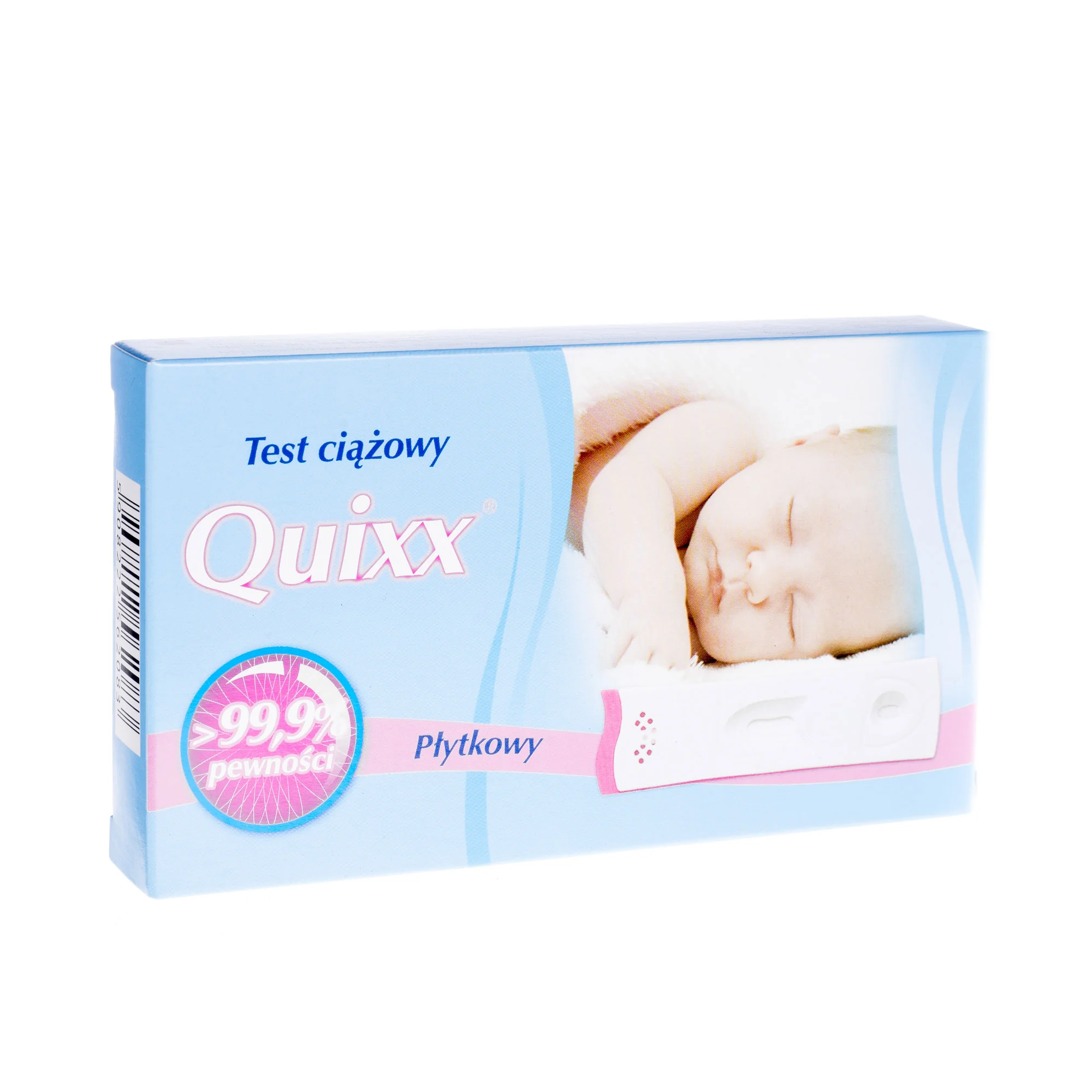 Quixx test ciążowy płytkowy, 1 sztuka