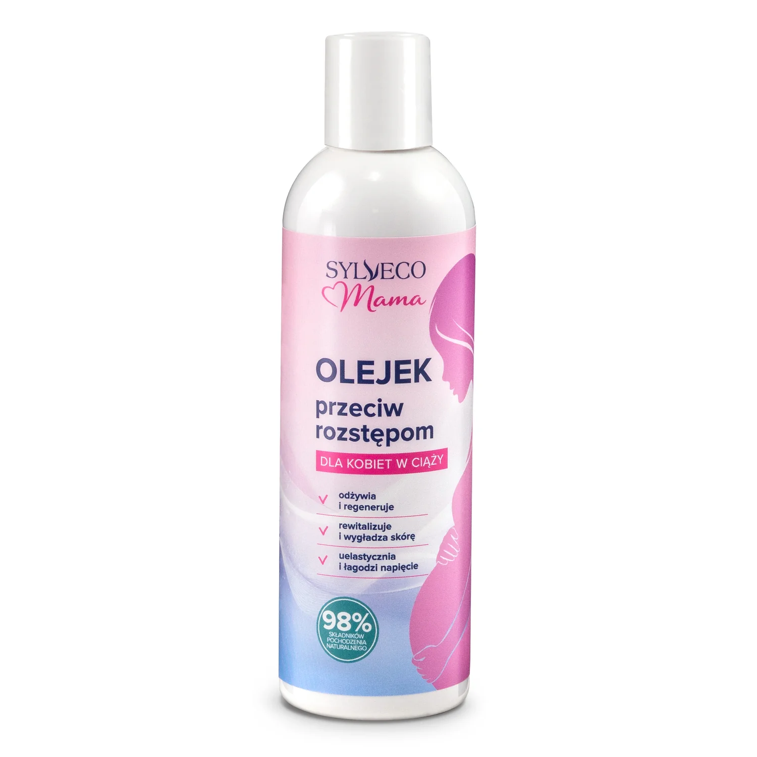 Sylveco Mama olejek przeciw rozstępom dla kobiet w ciąży, 200 ml
