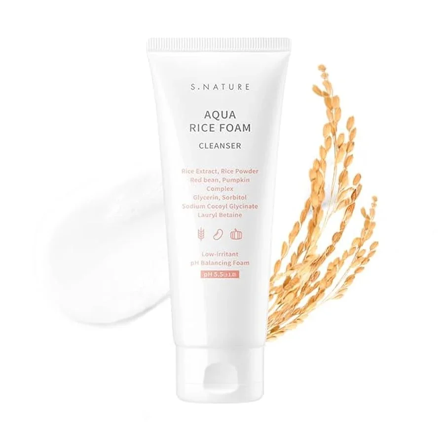 S.Nature Aqua Rice Foam Cleanser ryżowa pianka do mycia twarzy, 80 ml