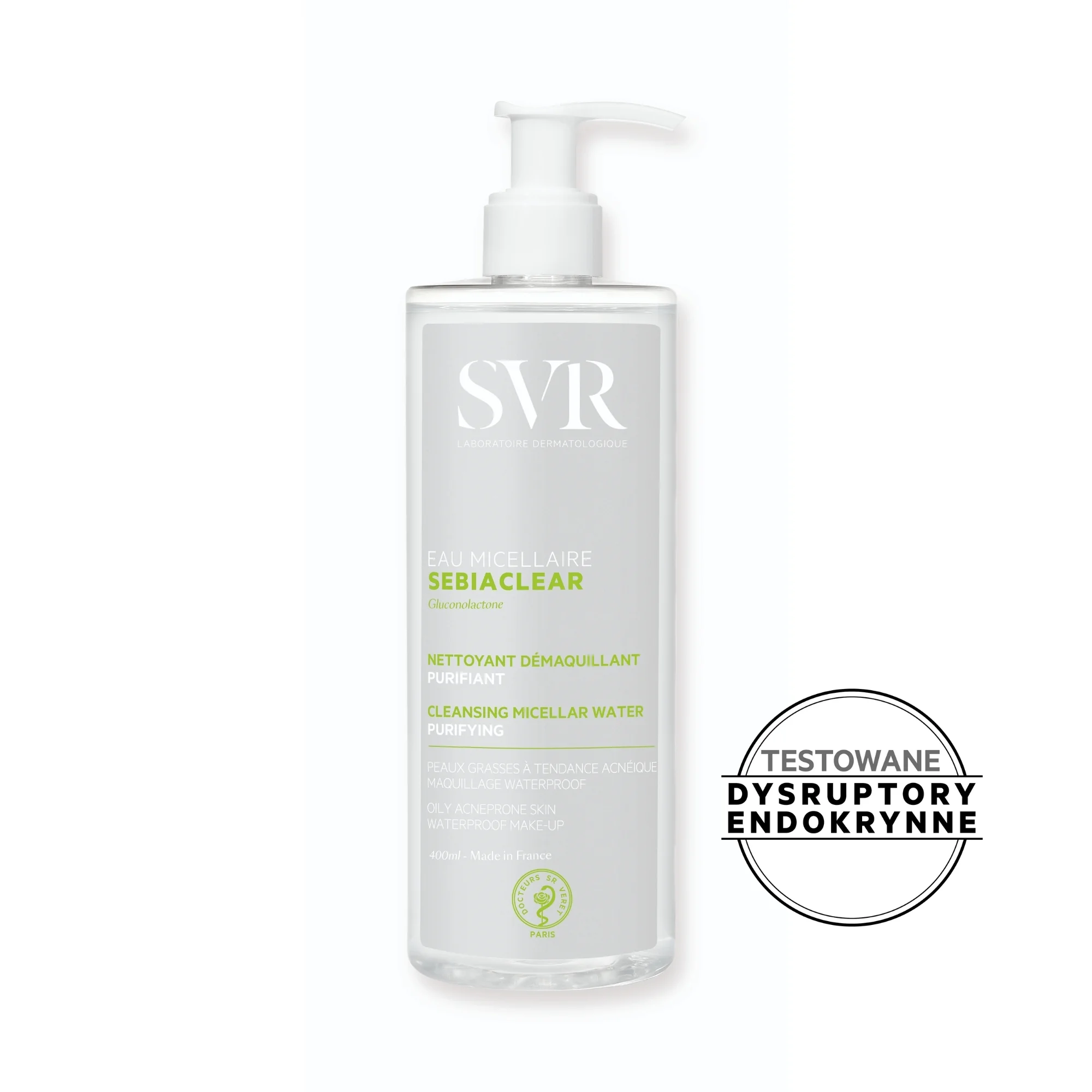 SVR Sebiaclear oczyszczający płyn micelarny, 400 ml