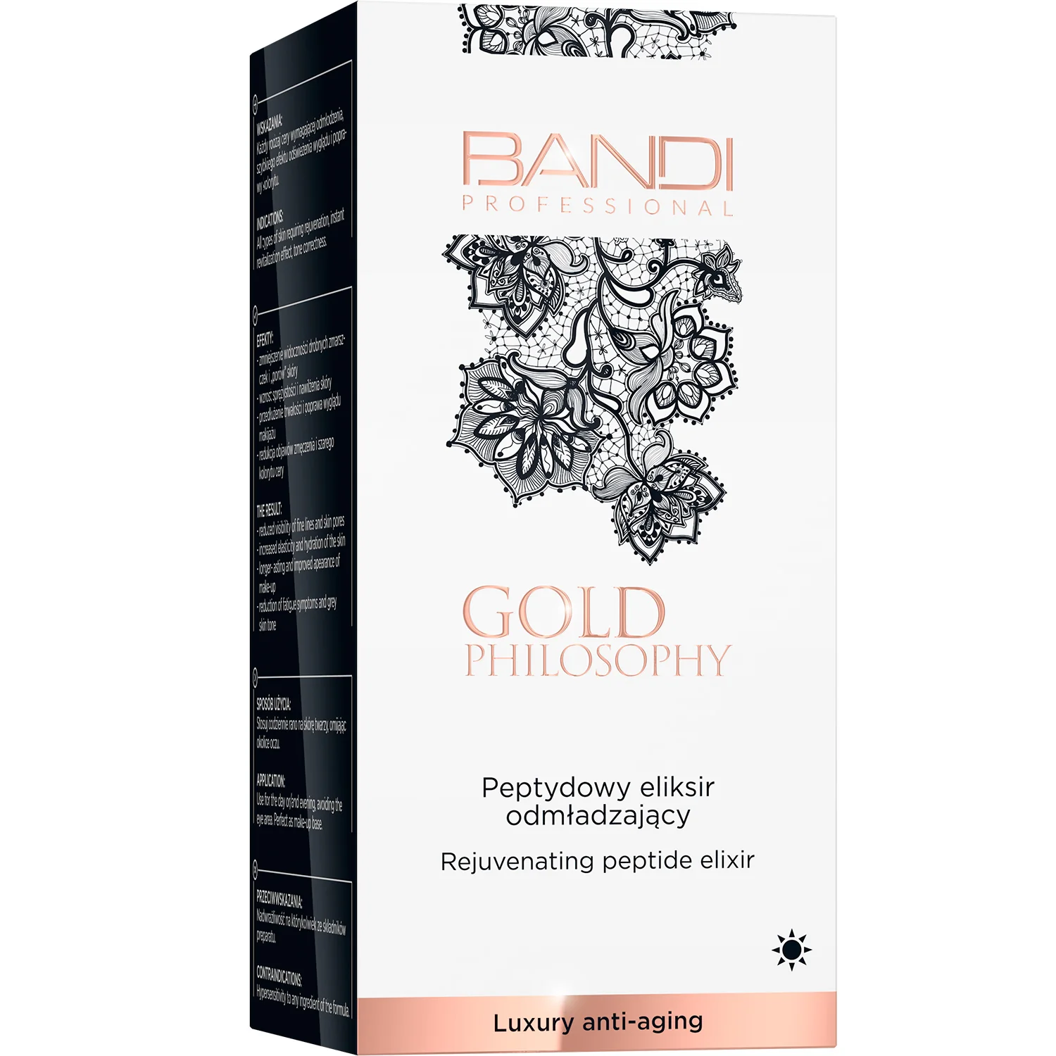 Bandi Gold Philosophy peptydowy eliksir odmładzający, 30 ml