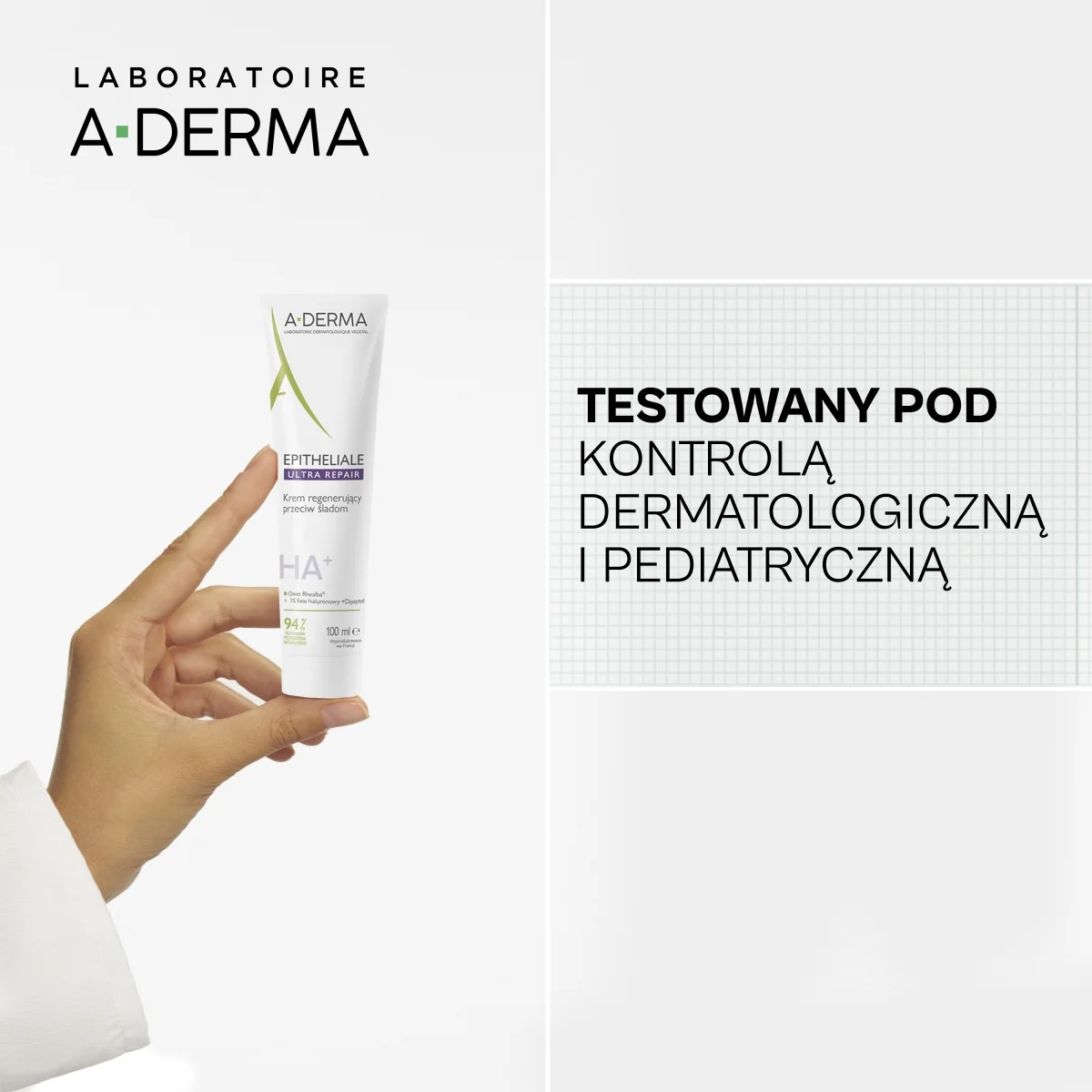 A-Derma Epitheliale Ultra Repair krem regenerujący przeciw śladom, 100 ml