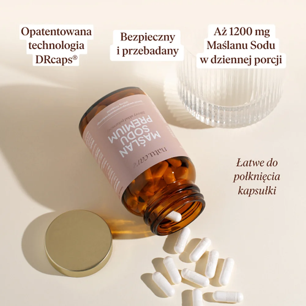 Natu.Care Maślan Sodu Premium 90 kapsułek