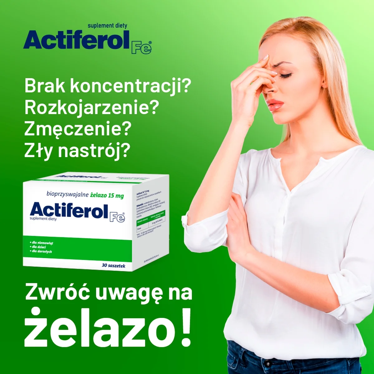 Actiferol Fe 30 saszetek