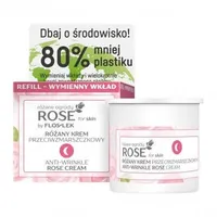 Floslek Rose For Skin różane ogrody, różany krem przeciwzmarszczkowy na noc (REFILL), 50 ml