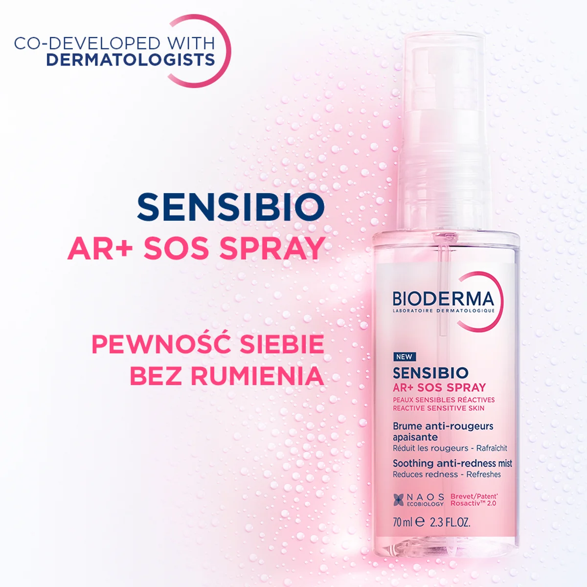 Bioderma Sensibio AR+ SOS spray, 70 ml
