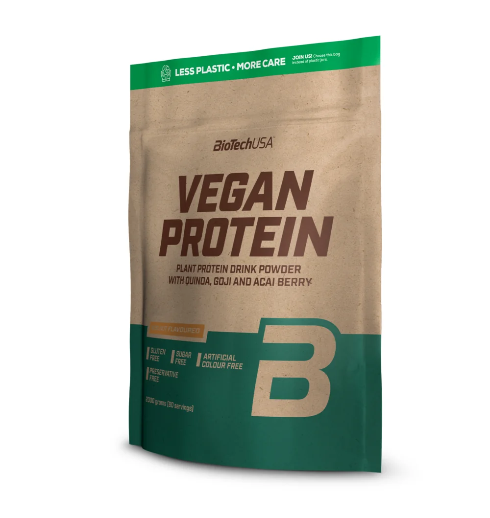 BioTechUSA Vegan Protein o smaku orzecha laskowego, proszek, 2000 g