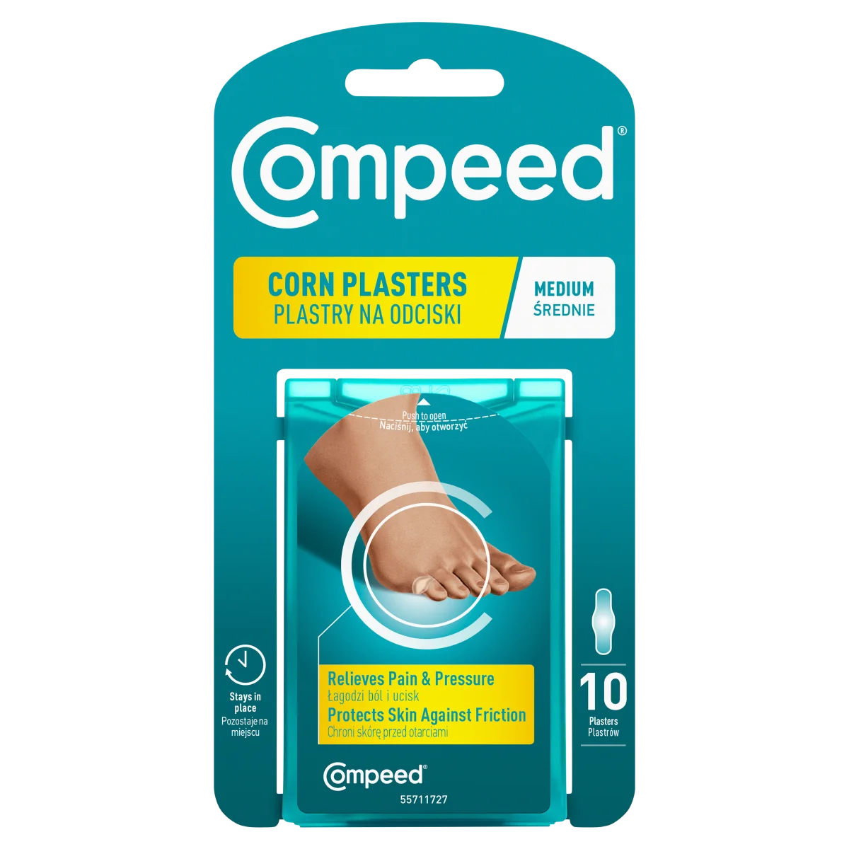 Compeed plastry na odciski średnie, 10 sztuk