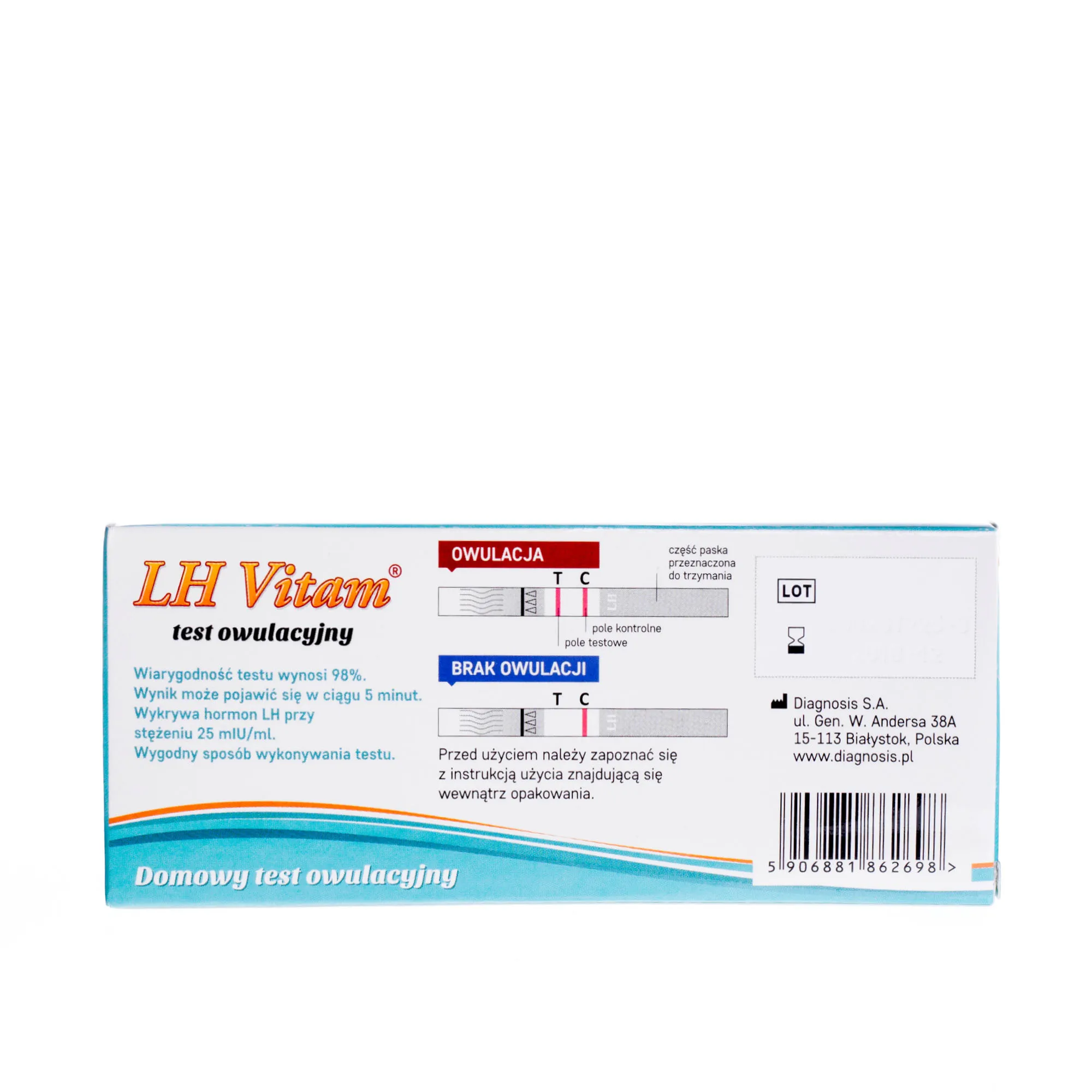 LH Vitam, test owulacyjny, 5 pasków 