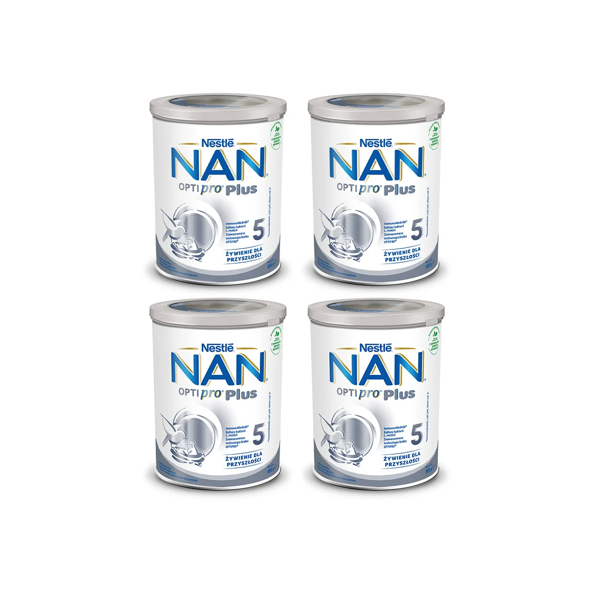 NAN Optipro Plus 5 mleko modyfikowane, proszek 4x800g