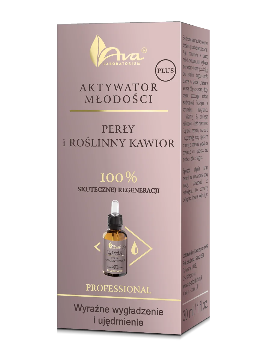 Ava Aktywatory Młodości Plus Perły i Roślinny Kawior serum, 30 ml