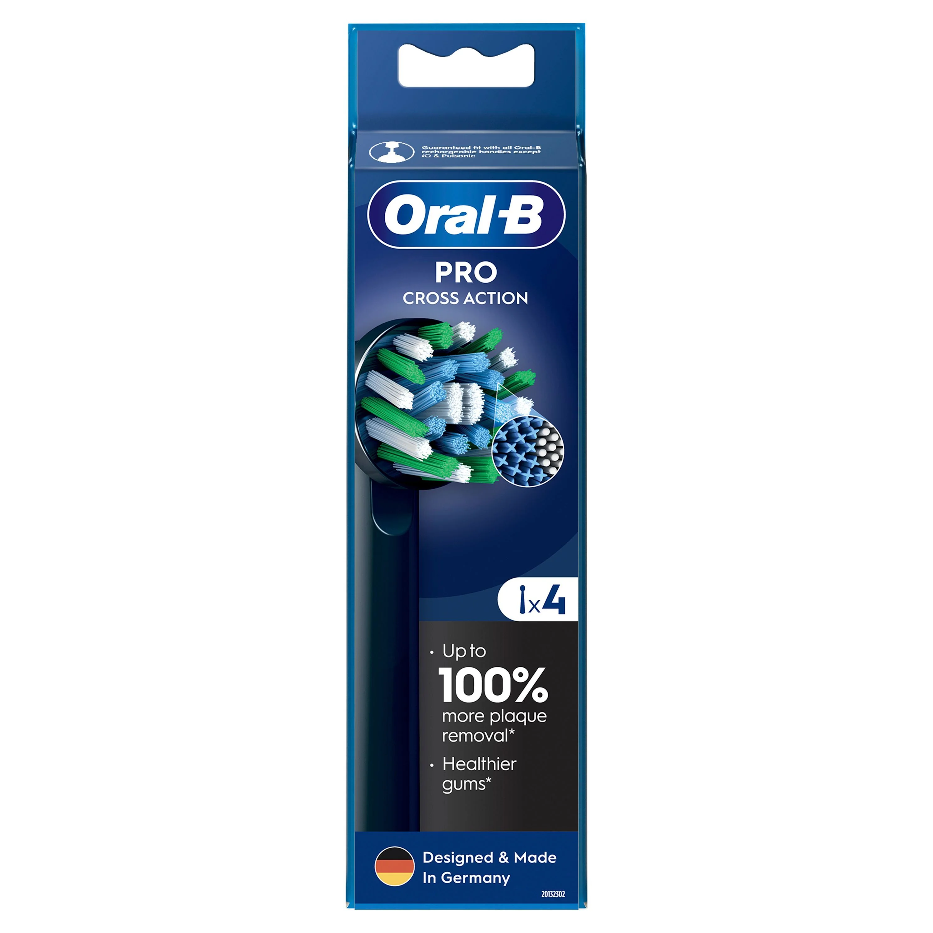 Oral-B Pro Cross Action końcówki do szczoteczek elektrycznych, 4 sztuki
