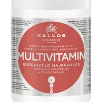 Kallos, maska do włosów, multivitaminowa z ekstraktem z żeń-szenia i olejem avocado, 1000 ml