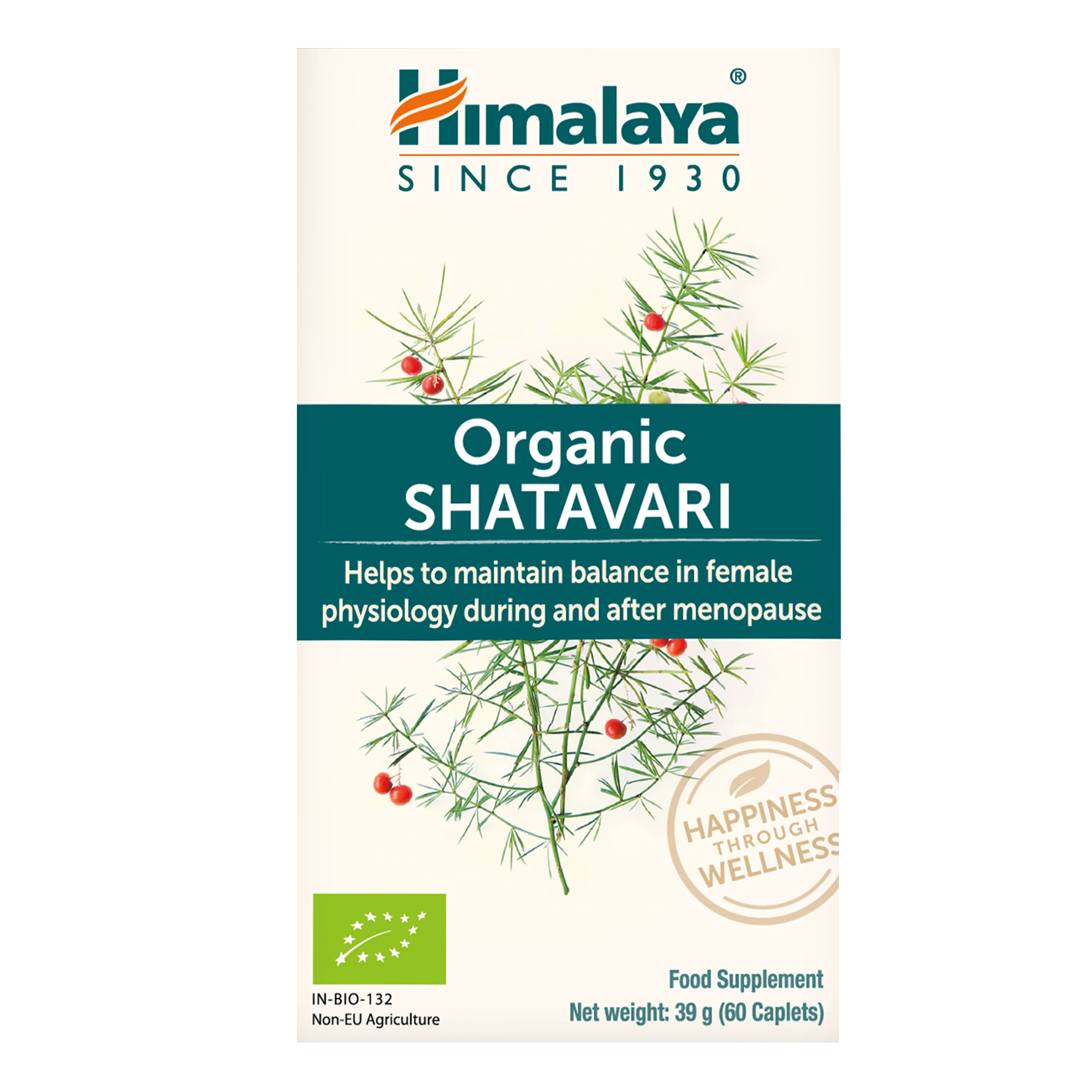 Himalaya Organic Shatavari 60 tabletek