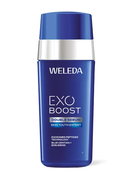 Weleda Exo Boost podwójne serum z goryczką letnią i szarotką alpejską, 30 ml