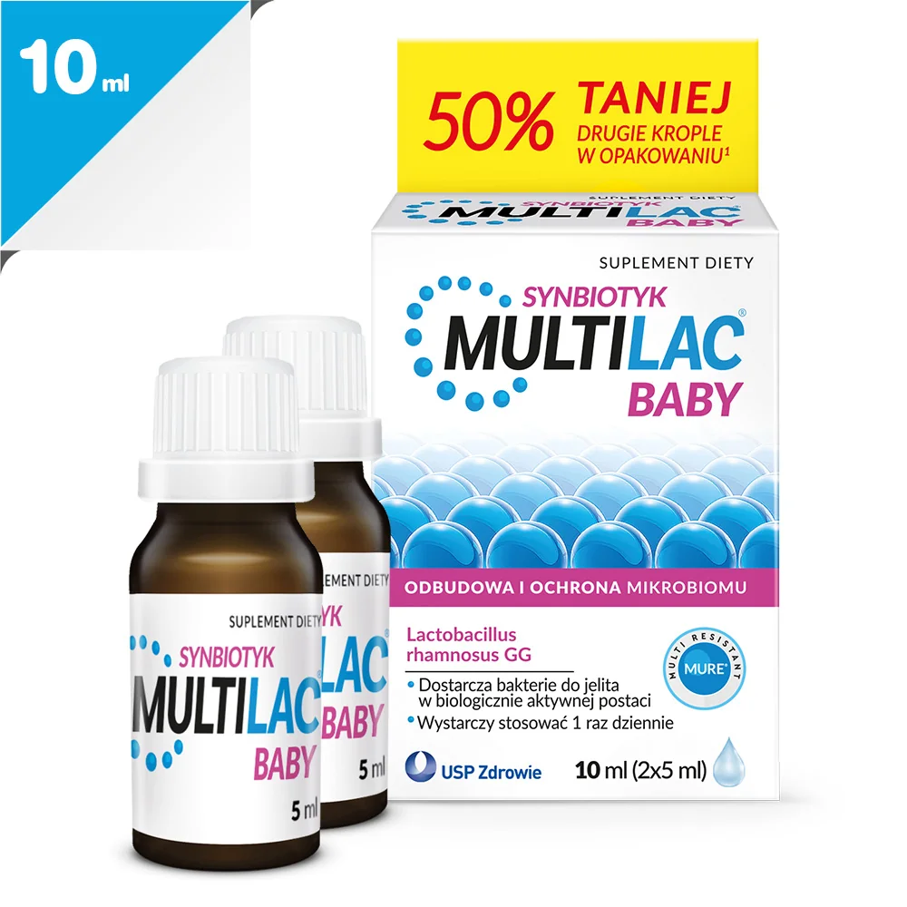 Multilac Baby krople, 2 x 5 ml