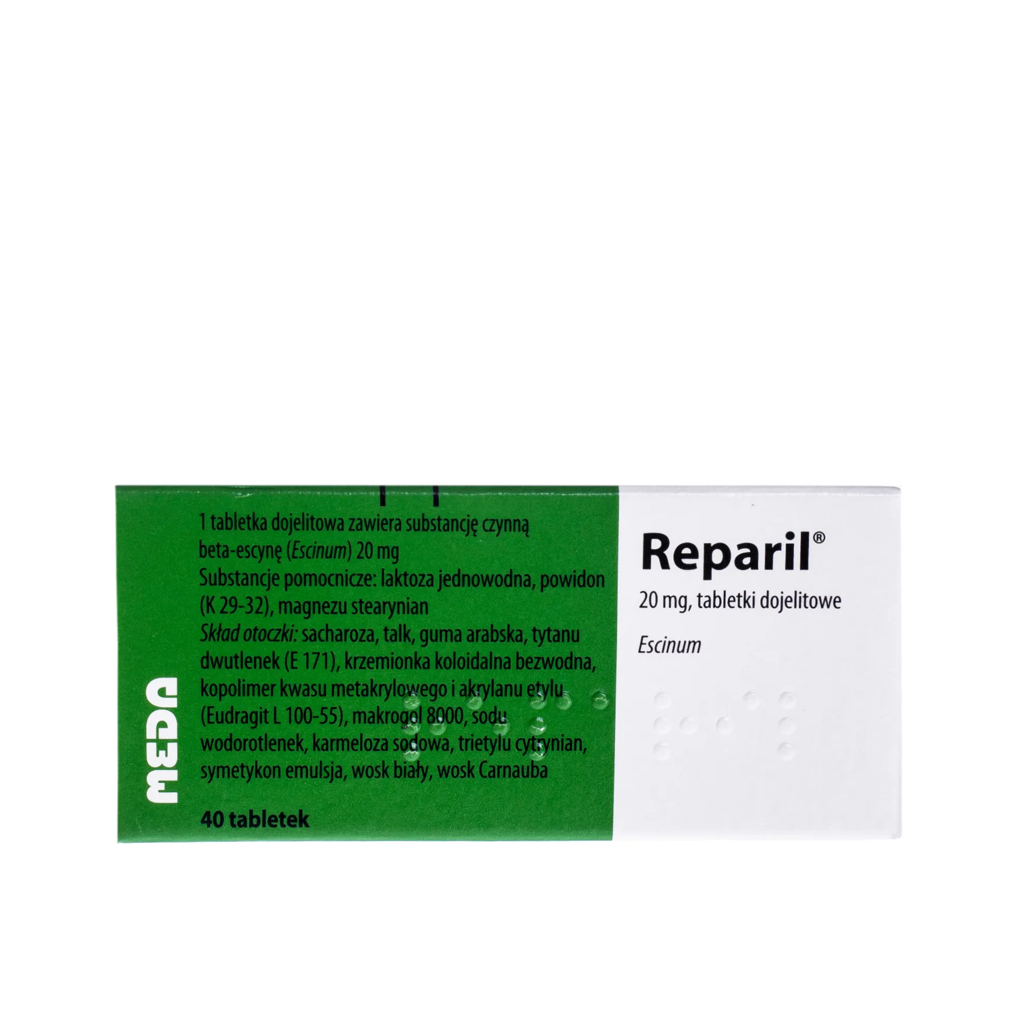 Reparil, 40 tabletek 