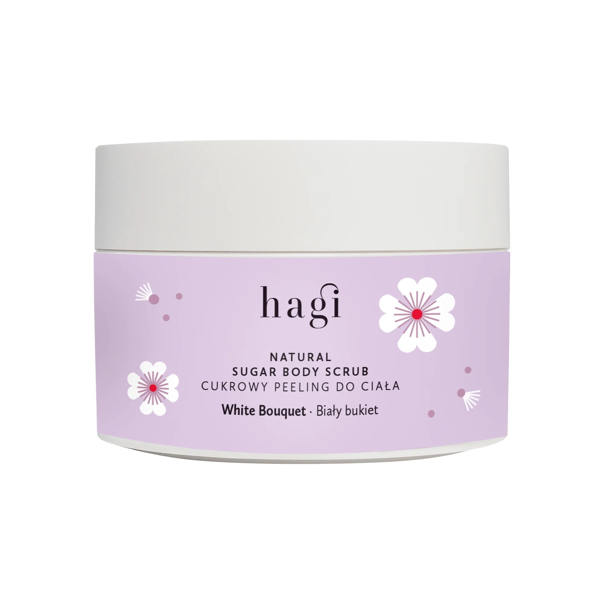 Hagi Biały Bukiet cukrowy peeling do ciała, 200 g