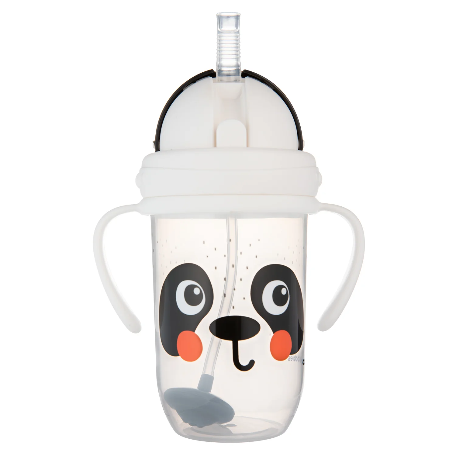Canpol Babies kubek niekapek z rurką i odważnikiem panda
