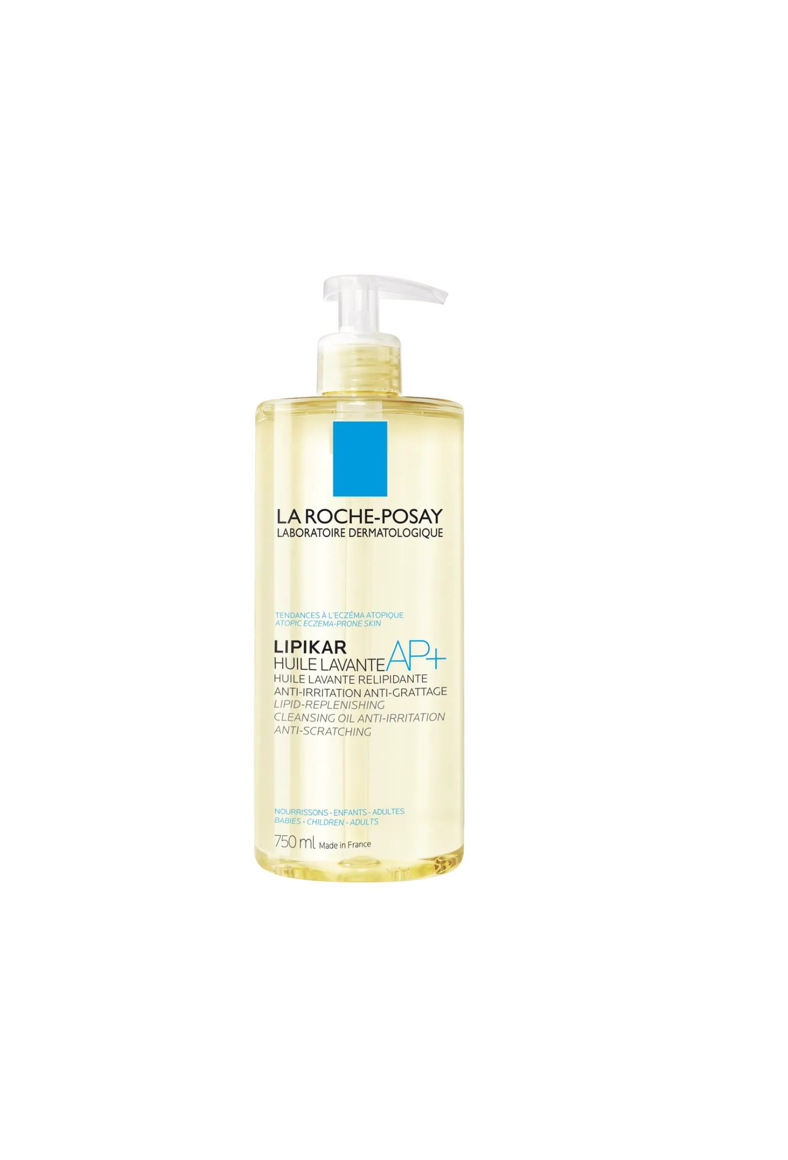 La Roche-Posay Lipikar Huile Lavante AP+, olejek myjący uzupełniający poziom lipidów, 750 ml 