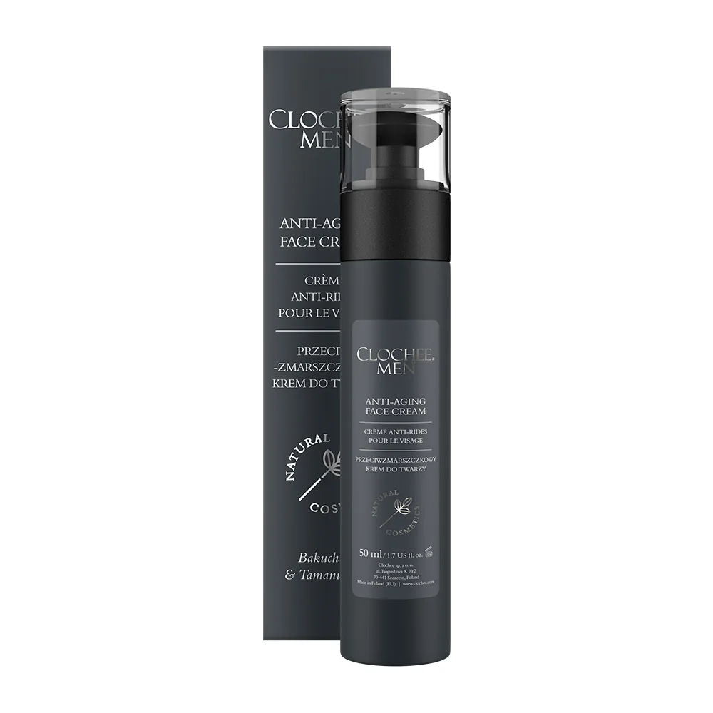 Clochee Men przeciwzmarszczkowy krem do twarzy dla mężczyzn, 50 ml przeciwzmarszczkowy krem do twarzy dla mężczyzn, 50 ml