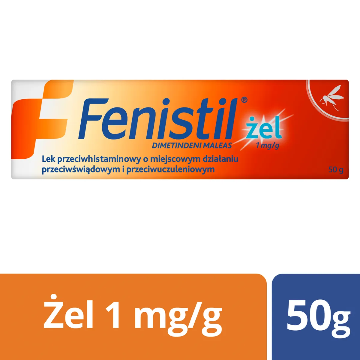 Fenistil Żel, 1 mg/g, 50 g 