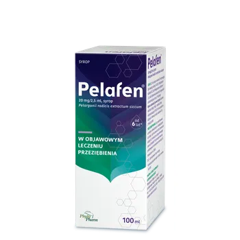 Pelafen, 0,02 g/2,5ml, 100 ml syropu 