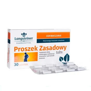 Proszek Zasadowy suplement diety tabs, 30 tabletek 