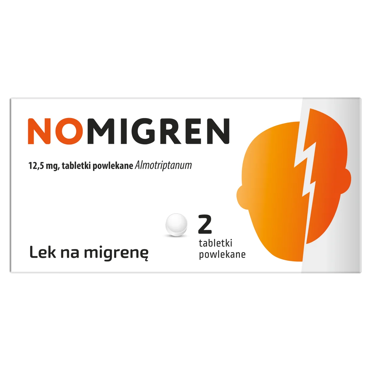 Nomigren tabletki powlekane, 12,5 mg
