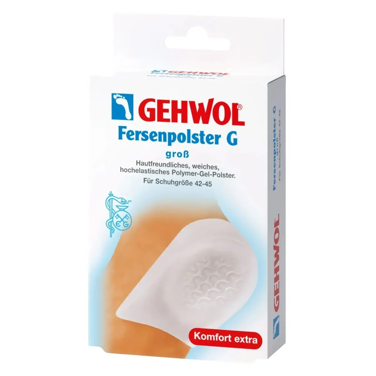 Gehwol poduszka pod piętę ochronna duża, 2 sztuki