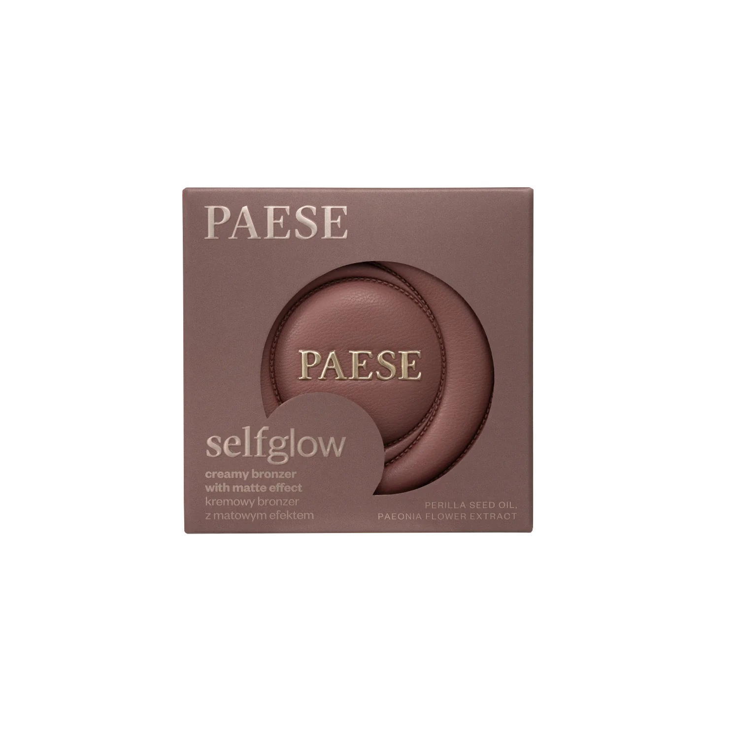 Paese Selfglow kremowy bronzer z matowym efektem Velvet Tan 01, 8 g