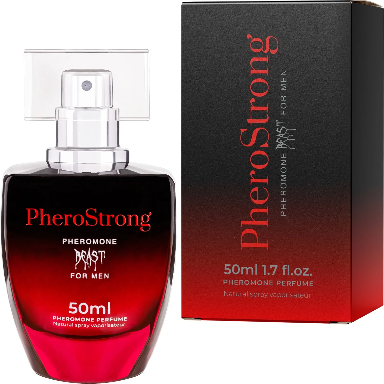 PheroStrong Beast for Men perfumy z feromonami dla mężczyzn, 50 ml