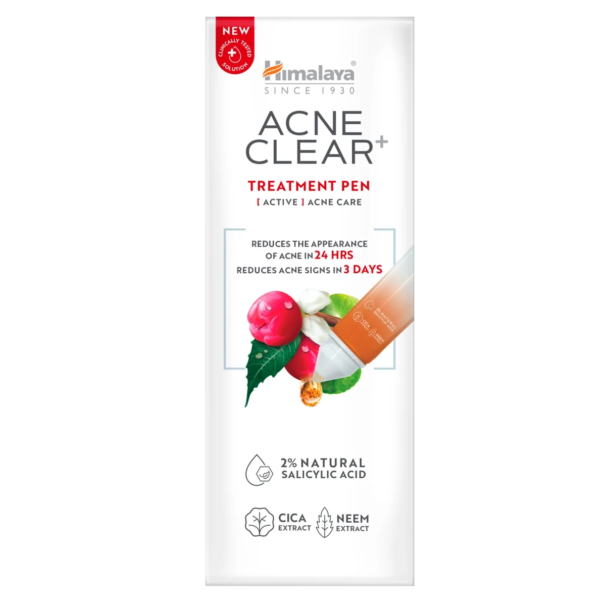 Himalaya Acne Clear+ preparat punktowy na zmiany trądzikowe, 15 ml